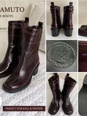Classic Vince Camuto Bembonie ankle boots.